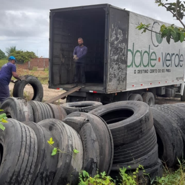 Destinação de pneus com custo zero reforça compromisso da Prefeitura de Caaporã com os recursos públicos