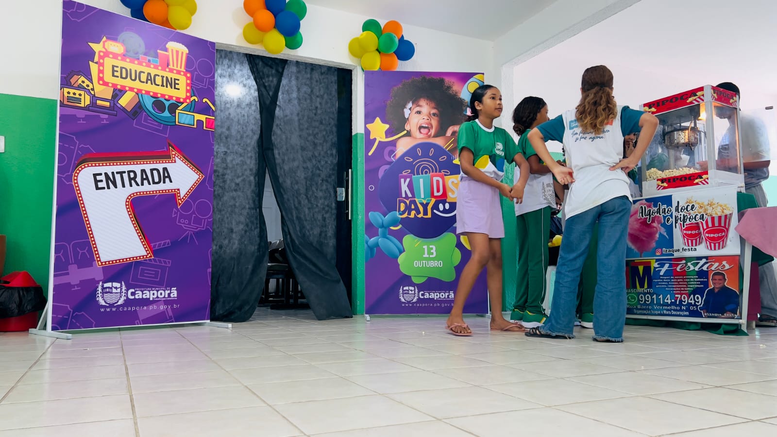 Projeto Educacine leva experiência de cinema a alunos da rede municipal de Caaporã