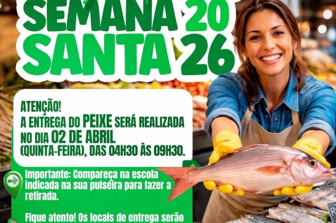 Caaporã define locais e horários para entrega do peixe na Semana Santa