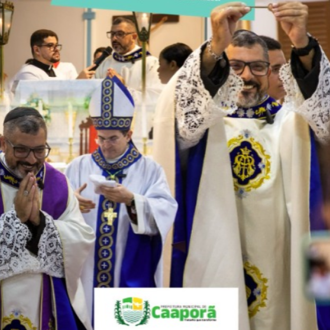 Caaporã dá boas-vindas ao novo pároco Padre Fábio Calixto