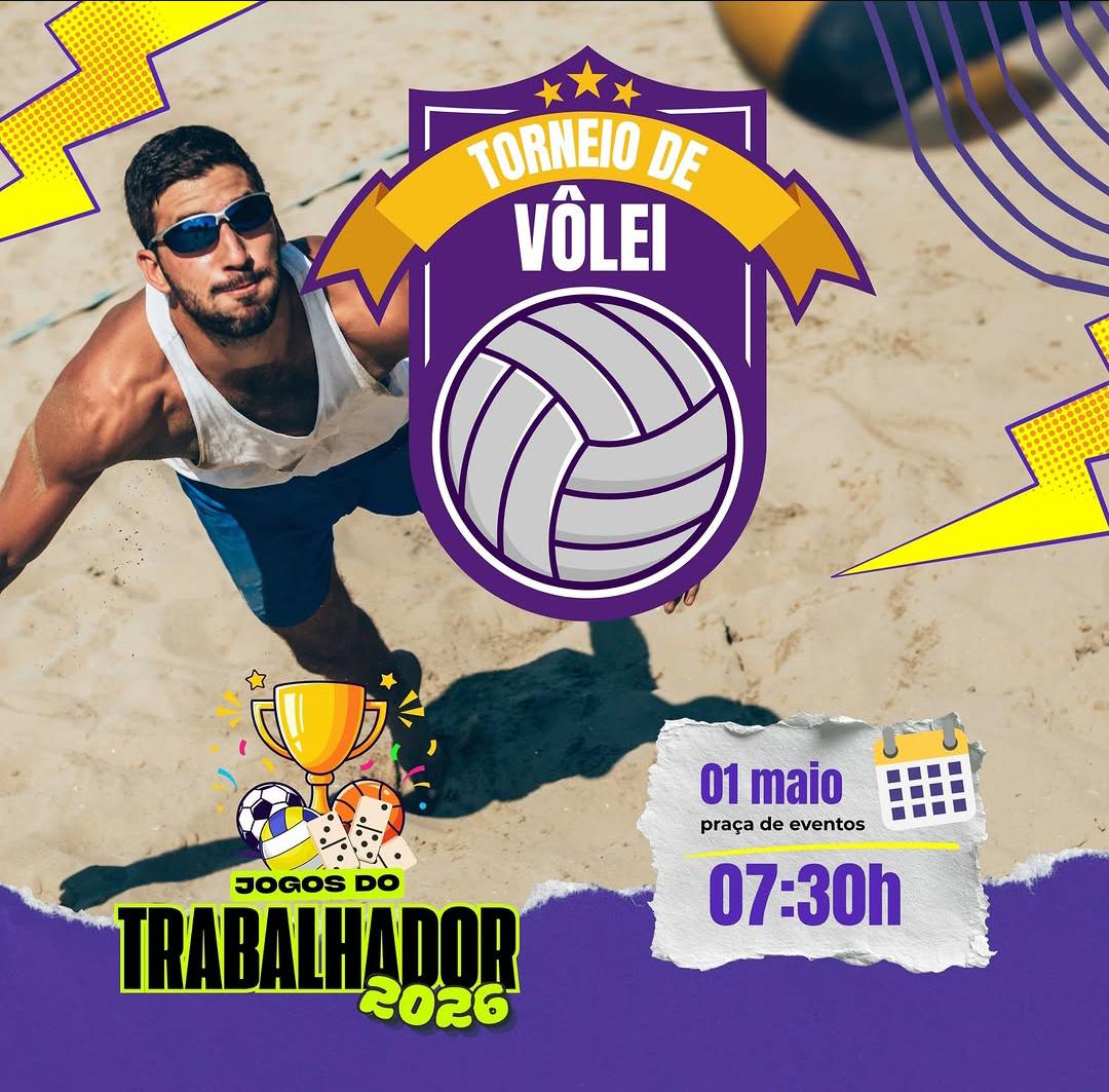 Caaporã realiza torneio de vôlei em comemoração ao Dia do Trabalhador