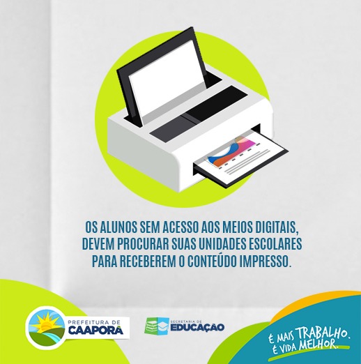 Secretaria de Educação informa início das aulas remotas digitais para toda Rede Municipal de Ensino