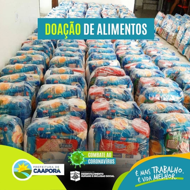 Secretaria de Desenvolvimento Humano e Inclusão Social visita bairros da cidade e faz a distribuição de alimentos e máscaras
