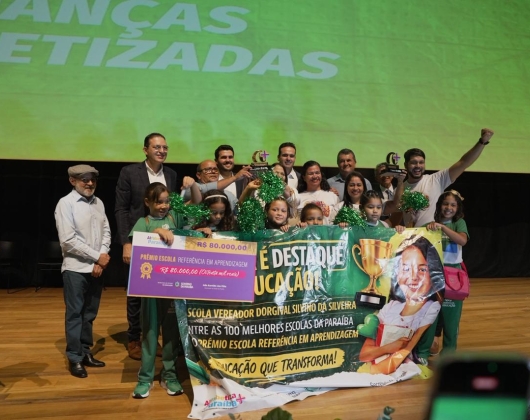 Escola de Caaporã é destaque estadual em prêmio de aprendizagem