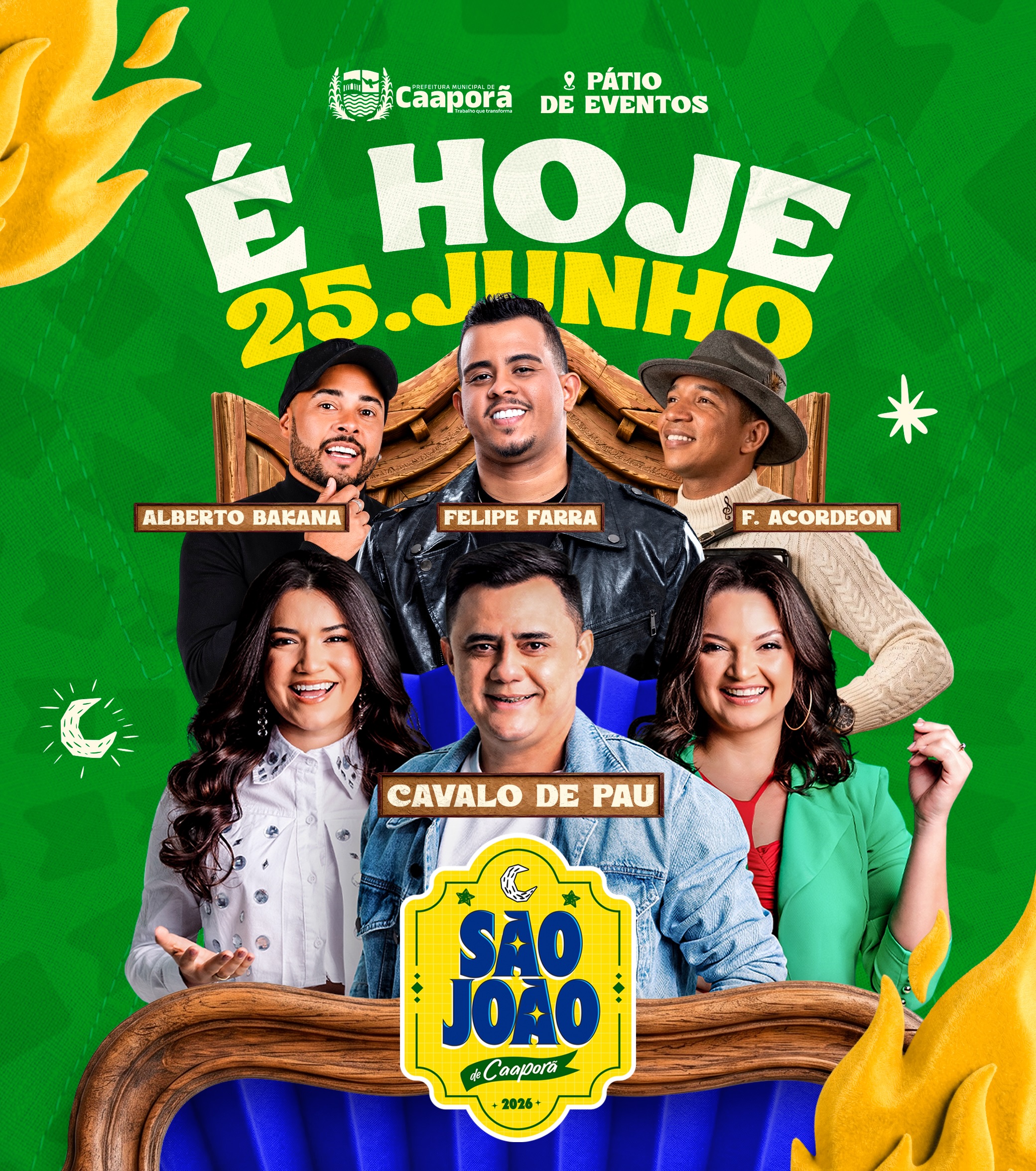 São João de Caaporã começa nesta quinta-feira com shows, tradição cultural e a maior pamonha do Brasil