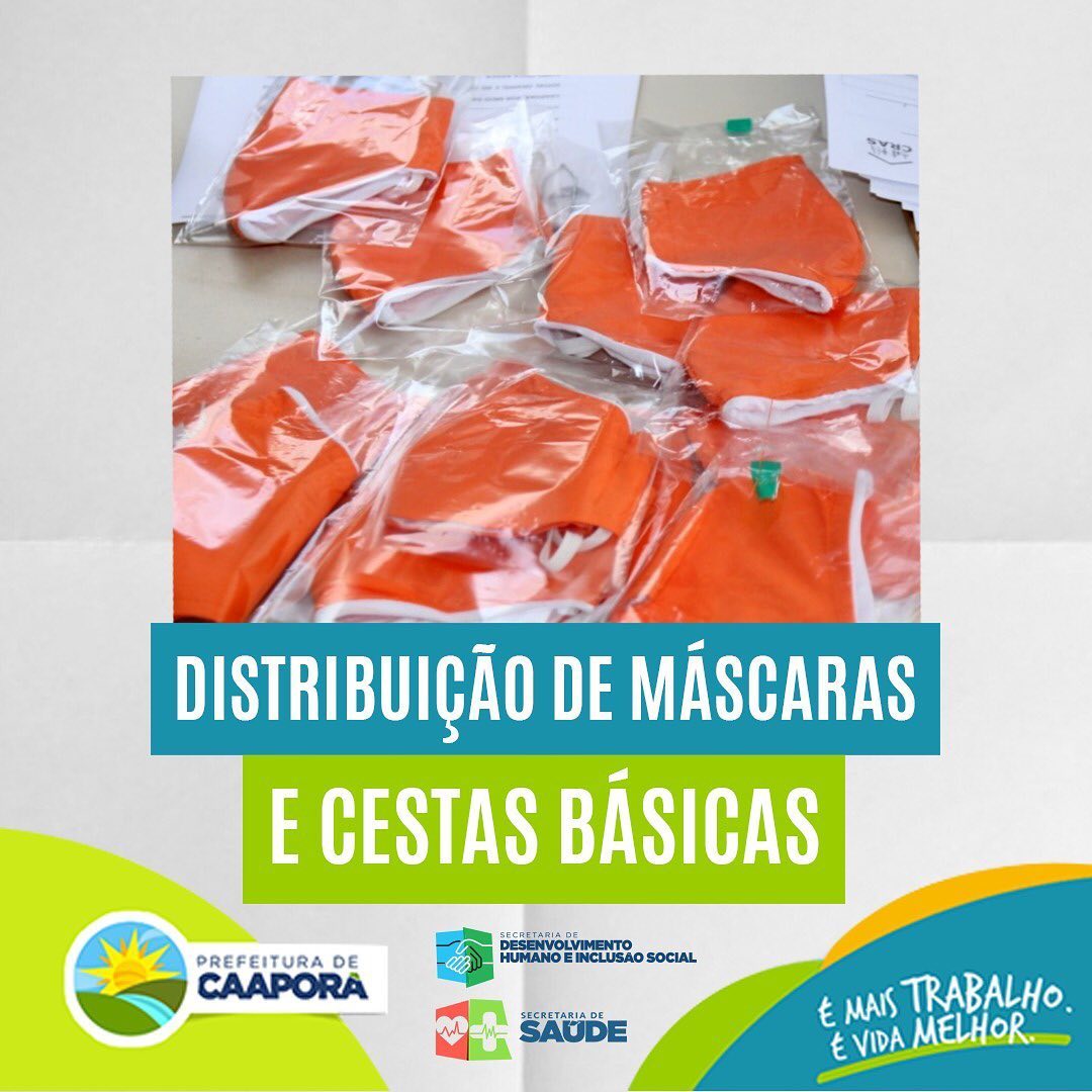 Secretaria de Desenvolvimento Humano e Inclusão Social realiza distribuição de cestas básicas e máscaras aos Mototaxistas, Kombeiros e Motoristas de Transportes Alternativos do Distrito de Cupissura. 