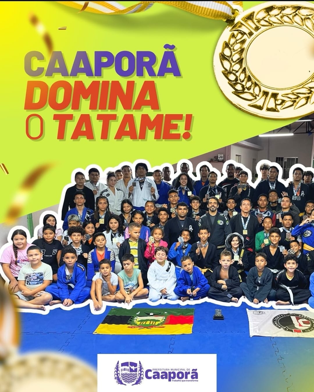 Equipe de Caaporã é campeã por equipes no Campeonato Interno da GFTEAM Paraíba