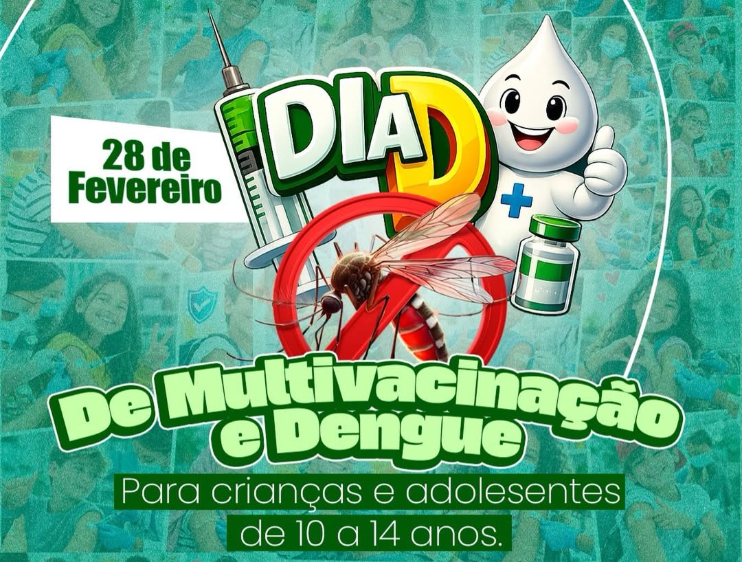 Caaporã realiza Dia D de vacinação contra dengue e multivacinação