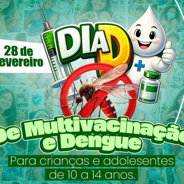 Caaporã realiza Dia D de vacinação contra dengue e multivacinação