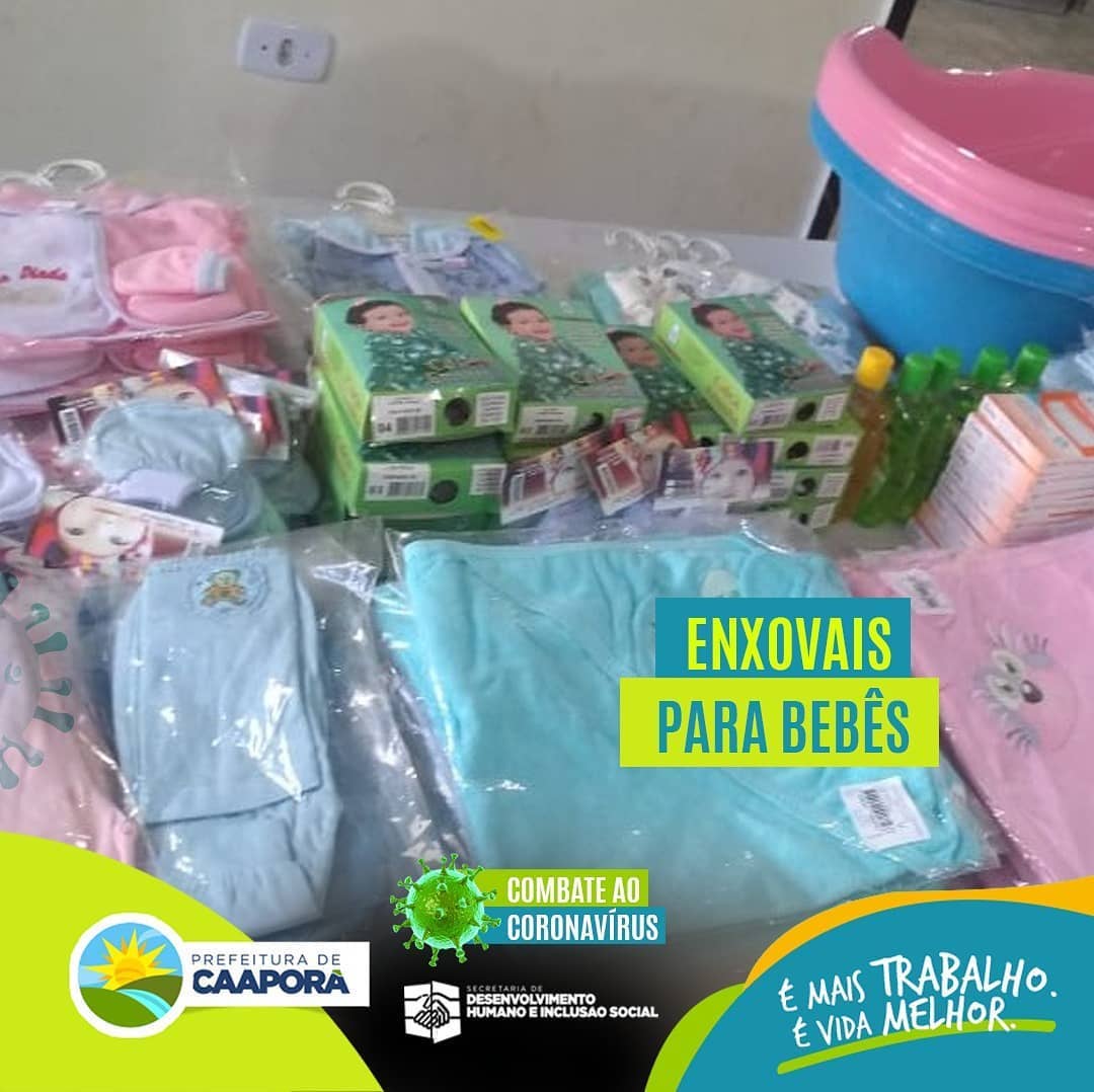A SEDHIS, em parceria com a Empresa Agro Industrial Tabu, realiza distribuição de Kits de "Enxoval de Bebê", para várias mamães grávidas caaporenses
