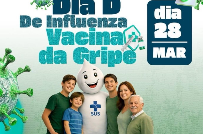 Dia D de vacinação contra influenza acontece neste sábado 