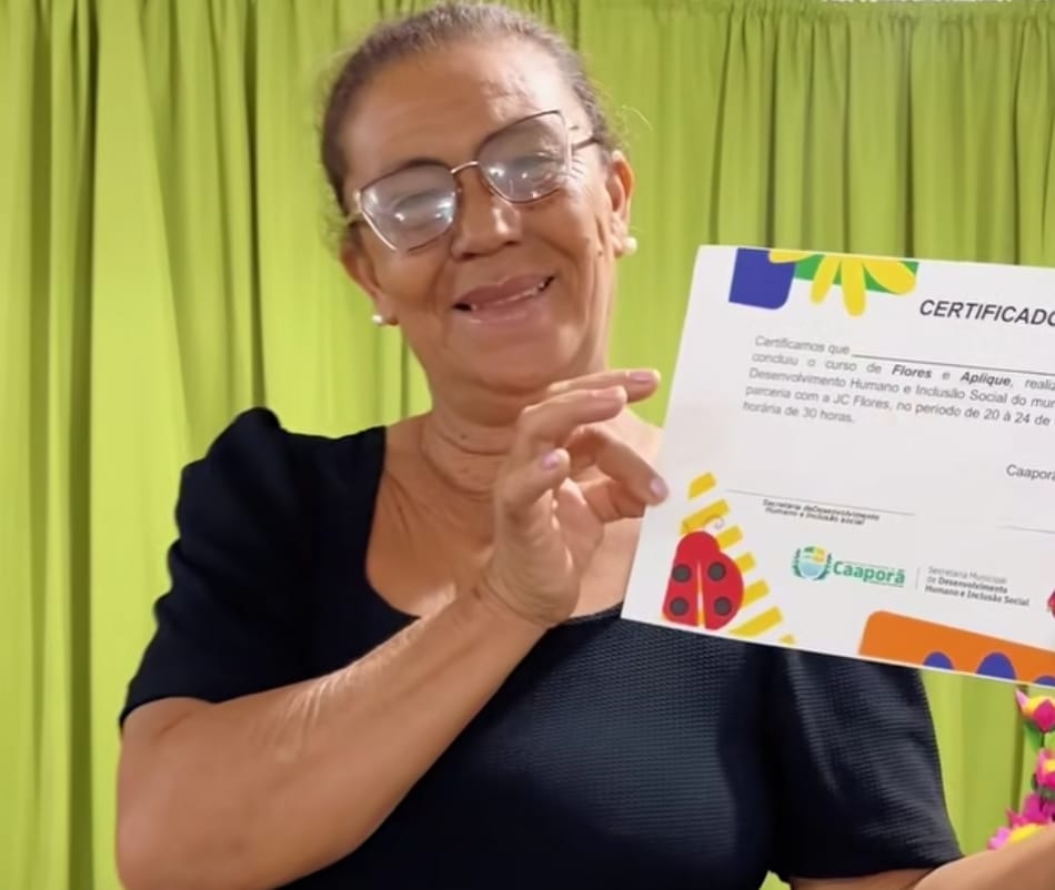 Caaporã conclui curso de artesanato com foco em renda e inclusão social