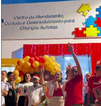 Centro de Atendimento ao Autista de Caaporã encerra o ano com momento de confraternização e inclusão