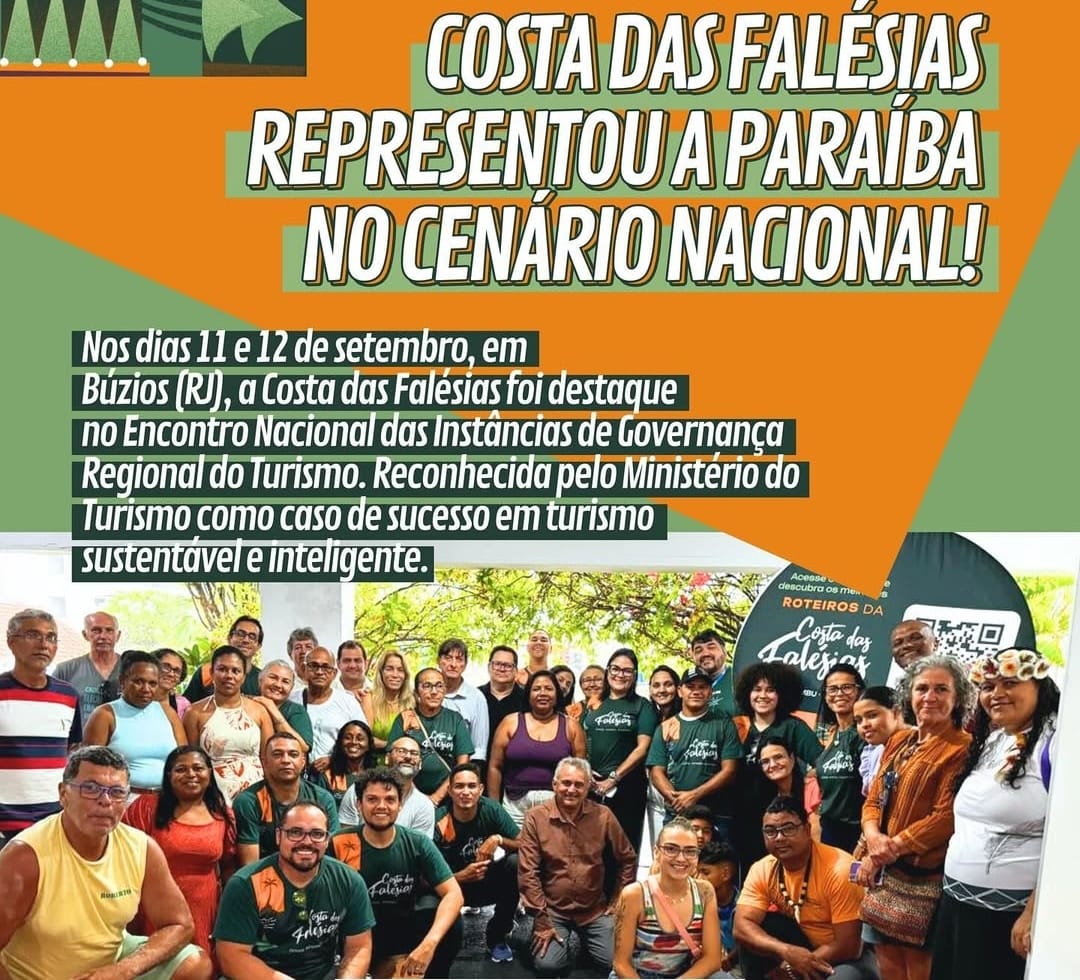 Caaporã ganha destaque no turismo nacional com a Costa das Falésias