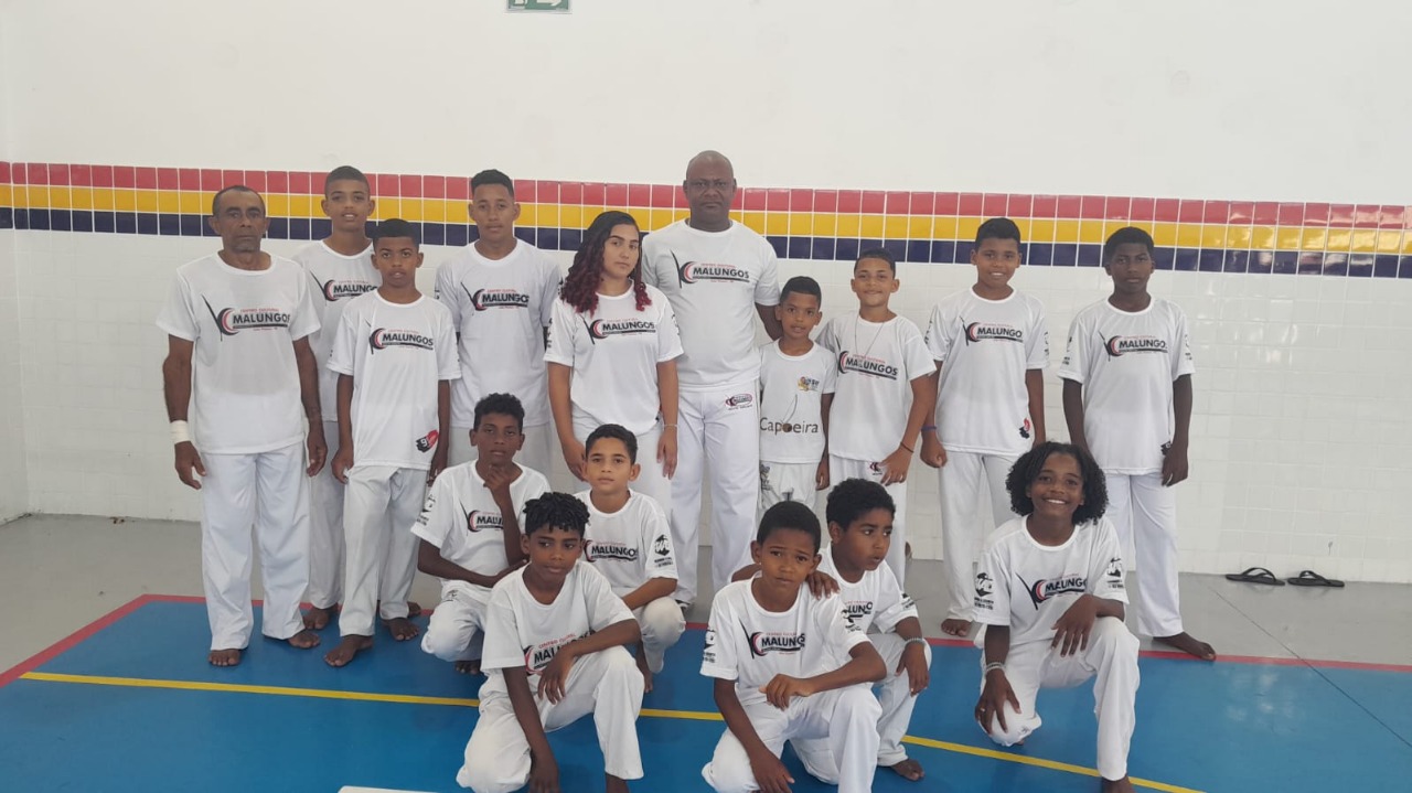 Crianças de Caaporã participam de um dos maiores eventos de capoeira da Paraíba